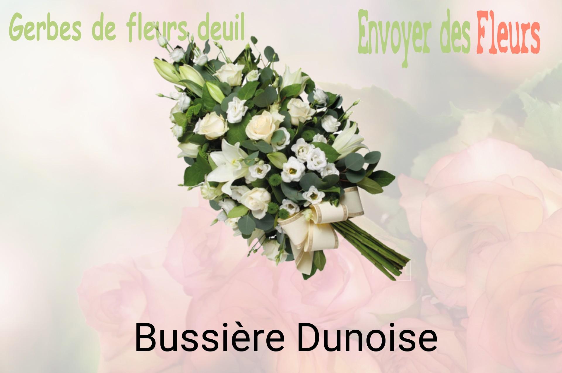 Gerbe de fleurs de deuil livrée à Bussière-Dunoise